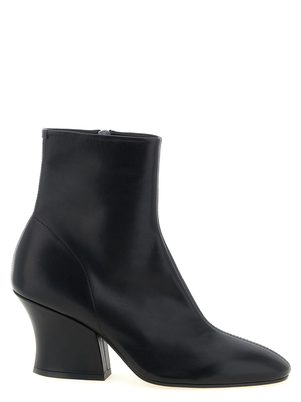 Jil Sander Black Calfskin Ankle Boots