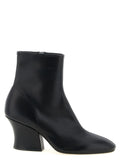 Jil Sander Black Calfskin Ankle Boots