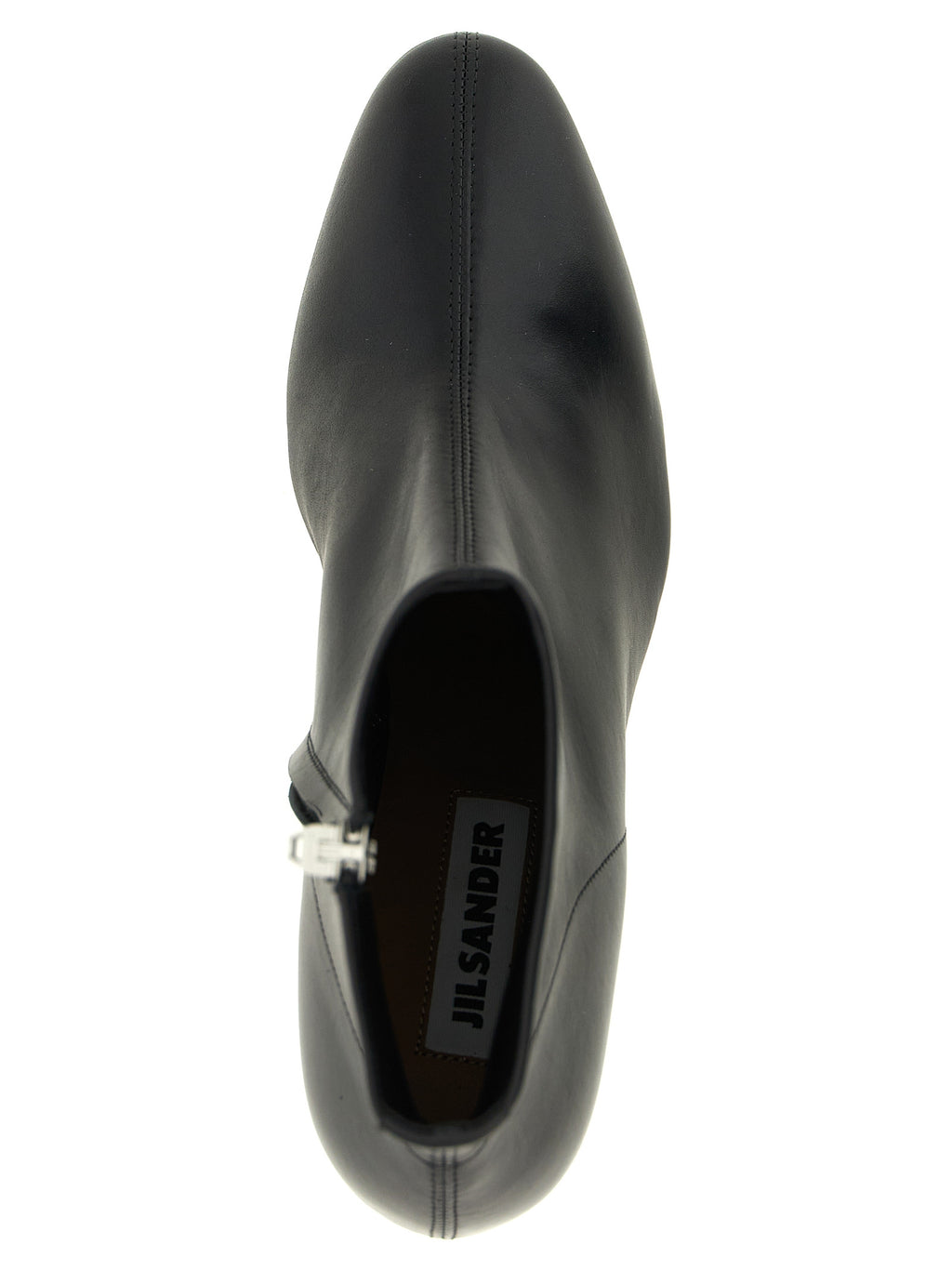 Jil Sander Black Calfskin Ankle Boots