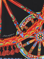 Dolce & Gabbana Multicolor Silk Scarf