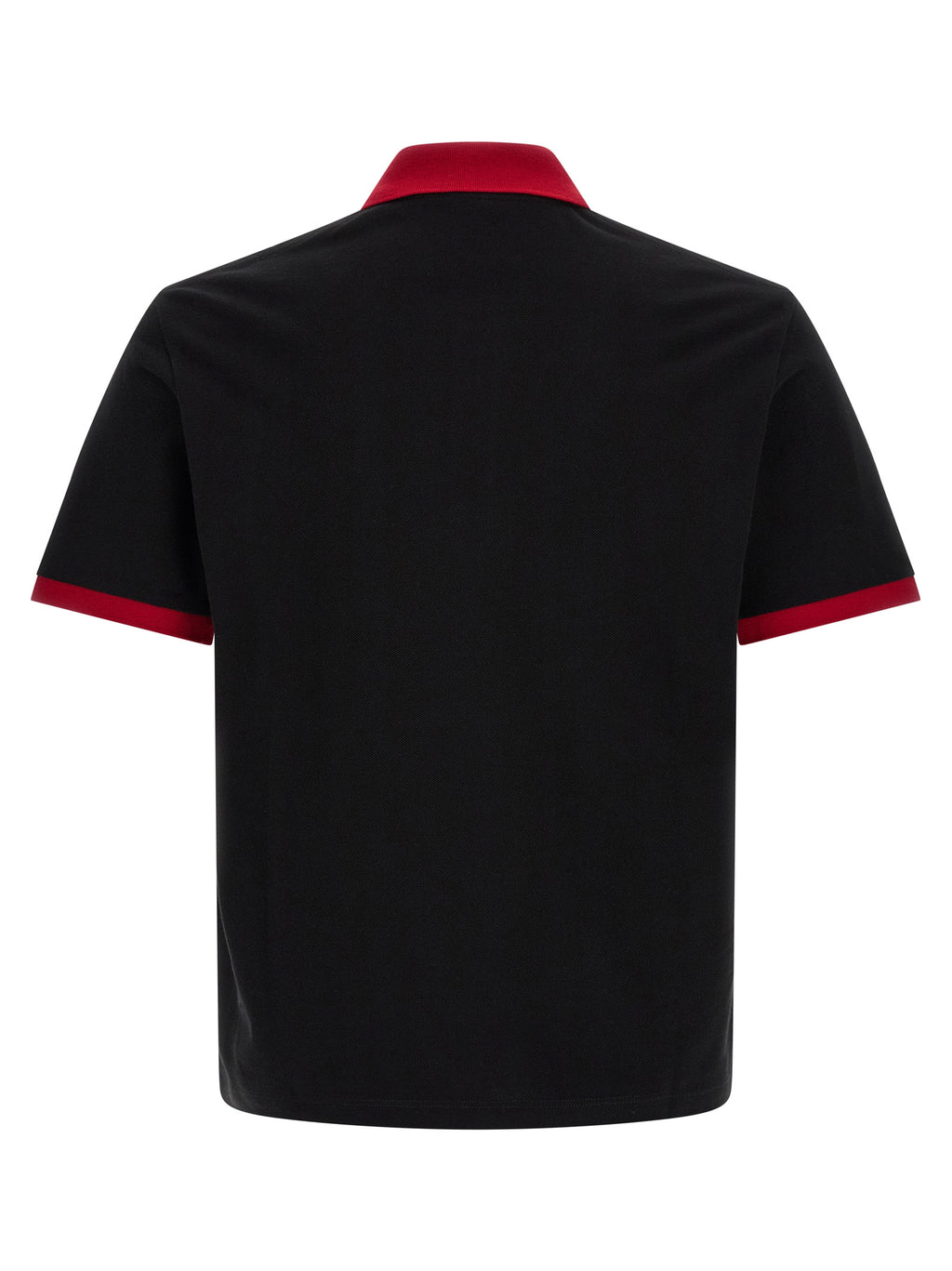 Versace Black Cotton Polo Shirt