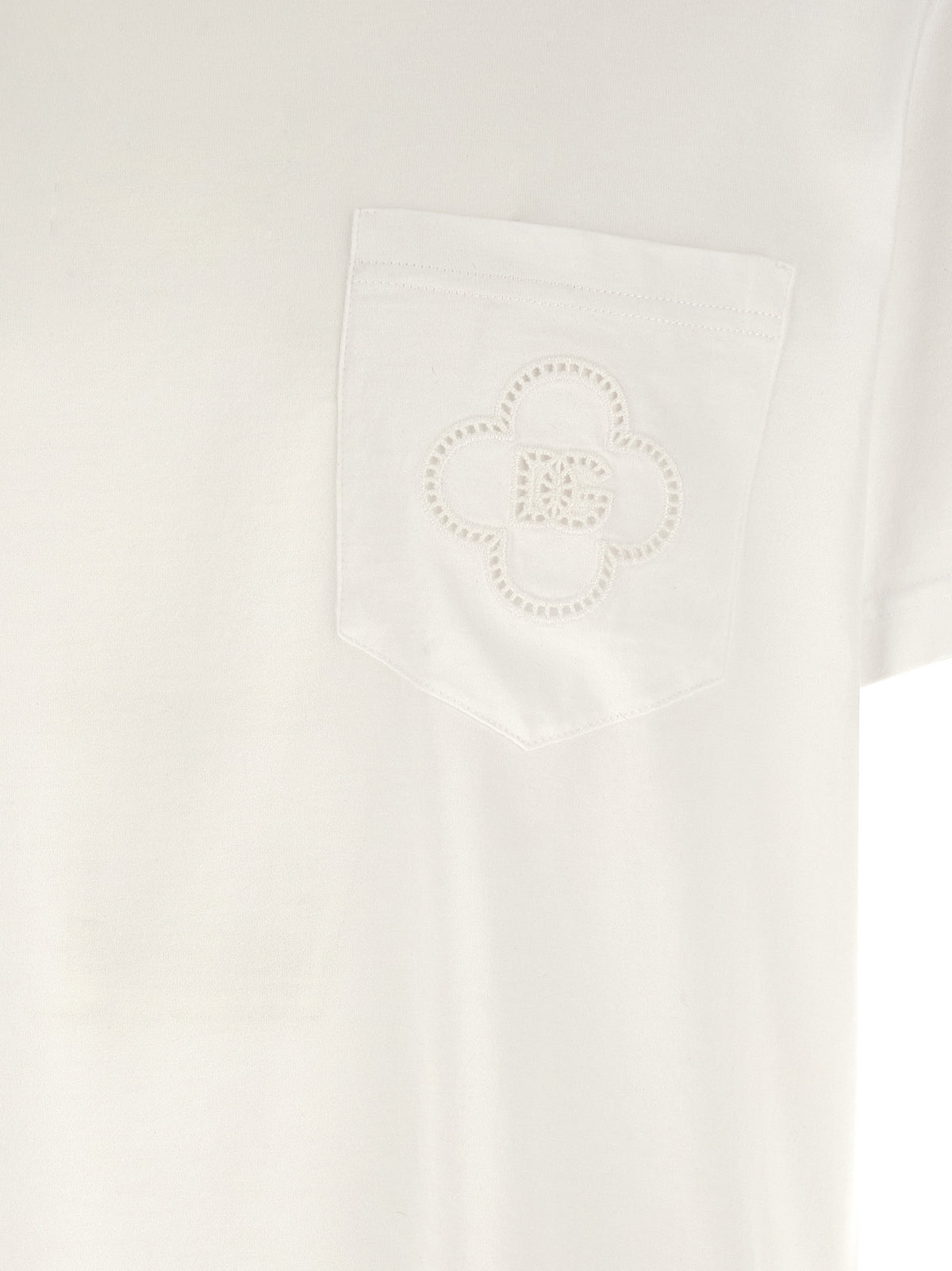 Dolce & Gabbana White Cotton T-Shirt