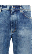 Givenchy Blue Cotton Straight-Leg Jeans