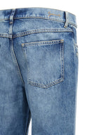 Givenchy Blue Cotton Straight-Leg Jeans