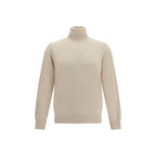 Brunello Cucinelli Beige Cashmere Turtleneck