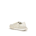 Dolce & Gabbana Beige Calf Leather Bos Taurus Sneakers