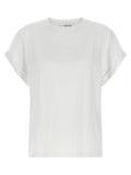 Victoria Beckham White Cotton T-Shirt