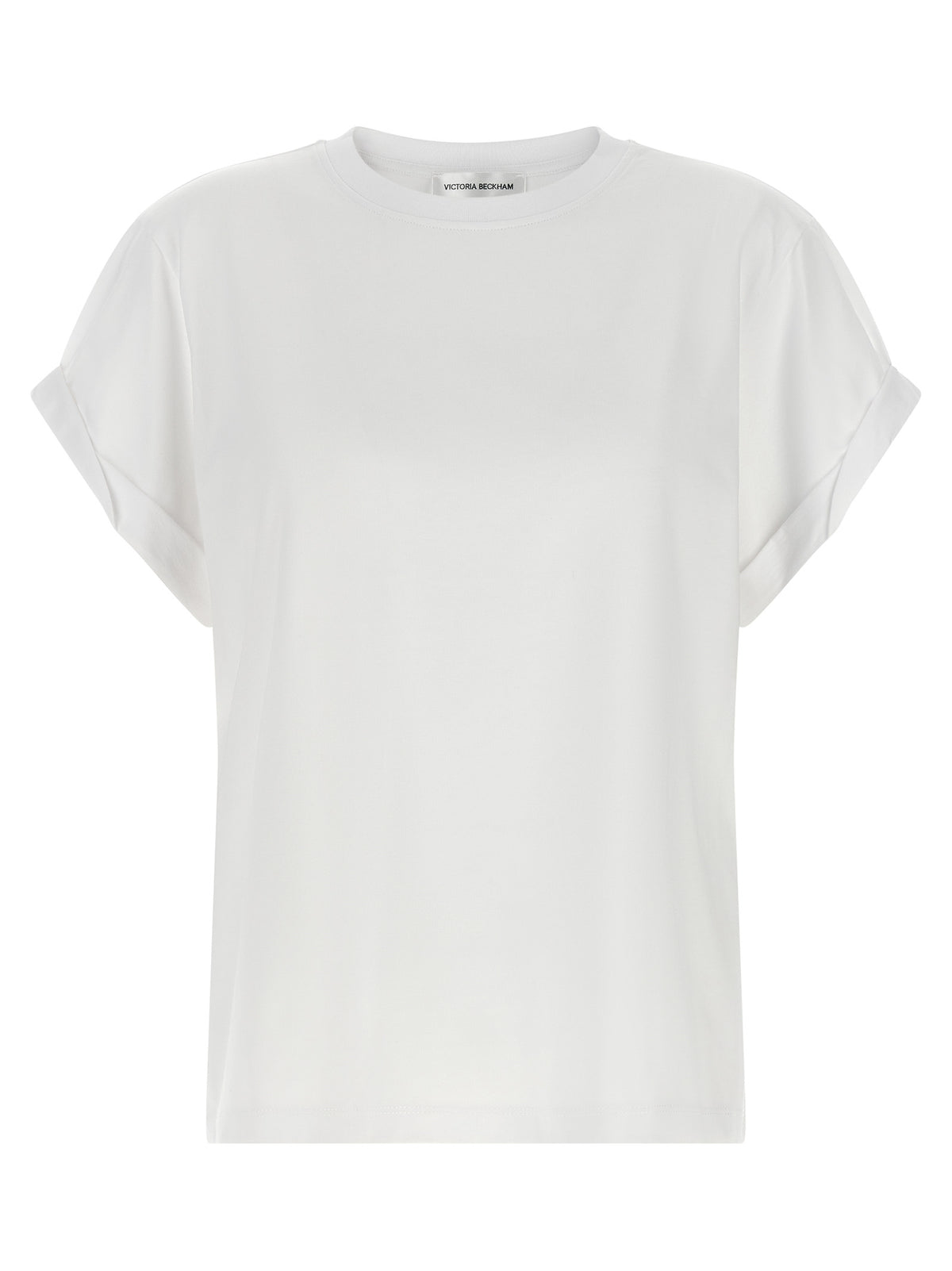 Victoria Beckham White Cotton T-Shirt