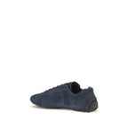 Prada Blue Calf Leather Bos Taurus Athletic Sneakers