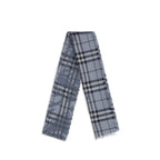Burberry Blue Wool Oves Aries Foulard
