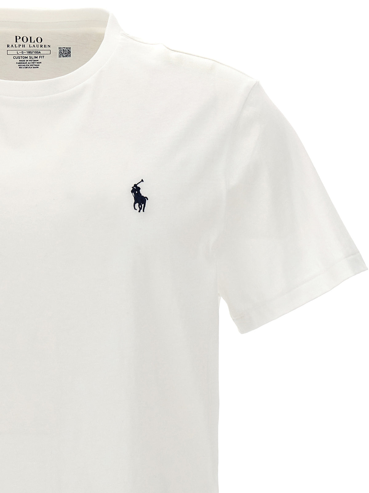 Polo Ralph Lauren White Cotton T-Shirt
