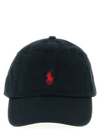 Polo Ralph Lauren Black Cotton Cap (Baseball Hat)