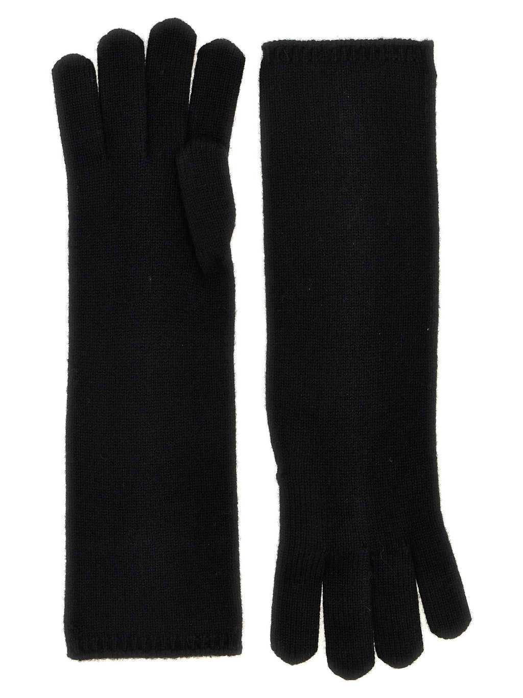 Max Mara Black Cashmere Gloves