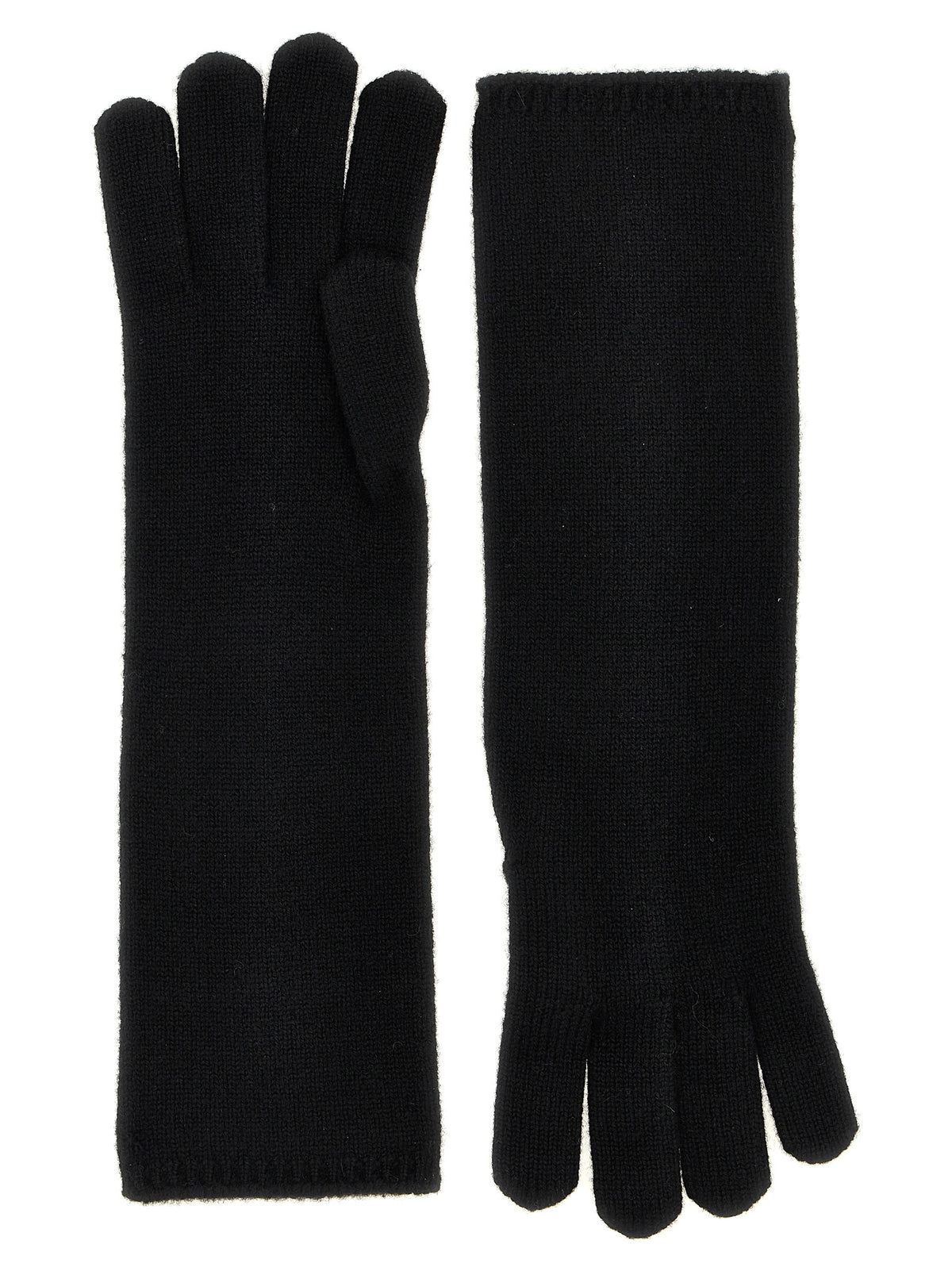 Max Mara Black Cashmere Gloves