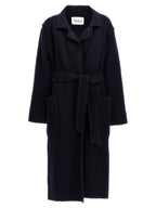 Max Mara Blue Wool Coat