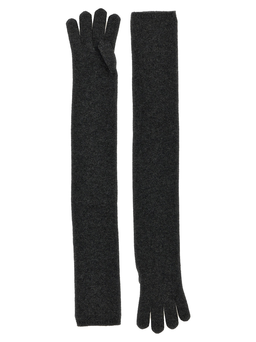 Max Mara Gray Cashmere Gloves