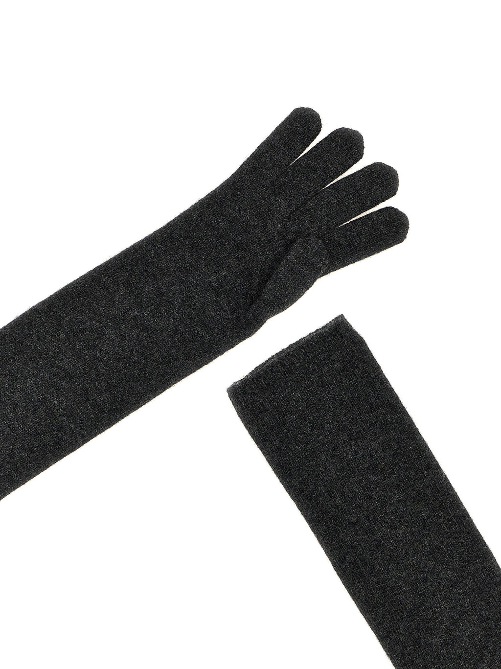 Max Mara Gray Cashmere Gloves