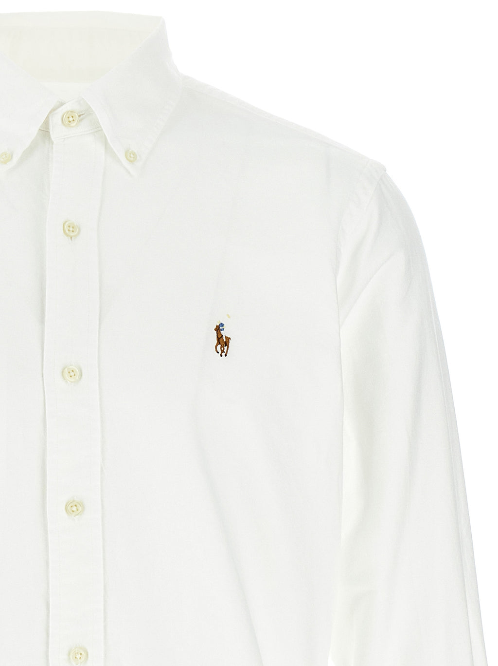 Polo Ralph Lauren White Cotton Blouse