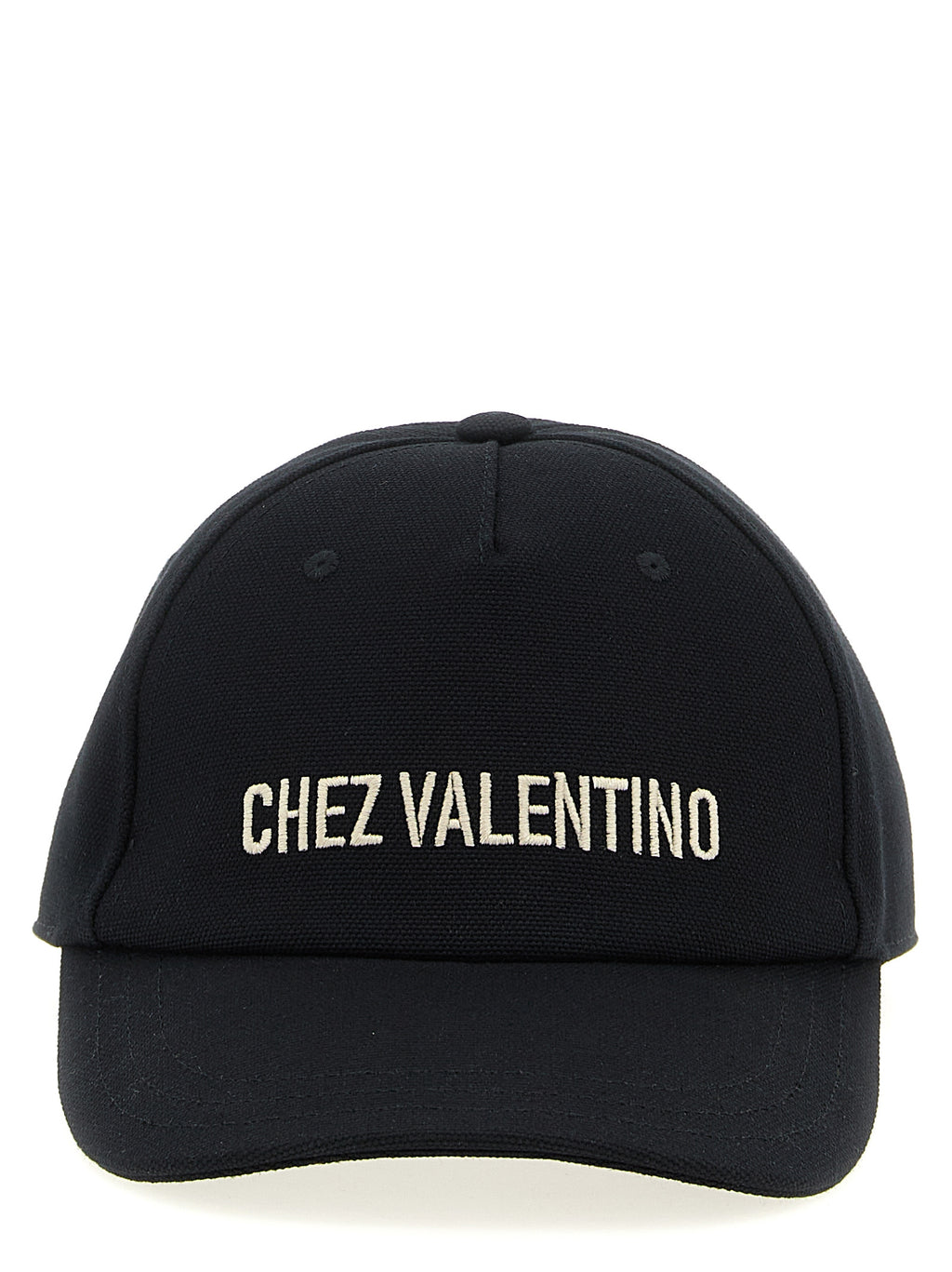 Valentino Garavani Black Cotton Cap (Baseball Hat)