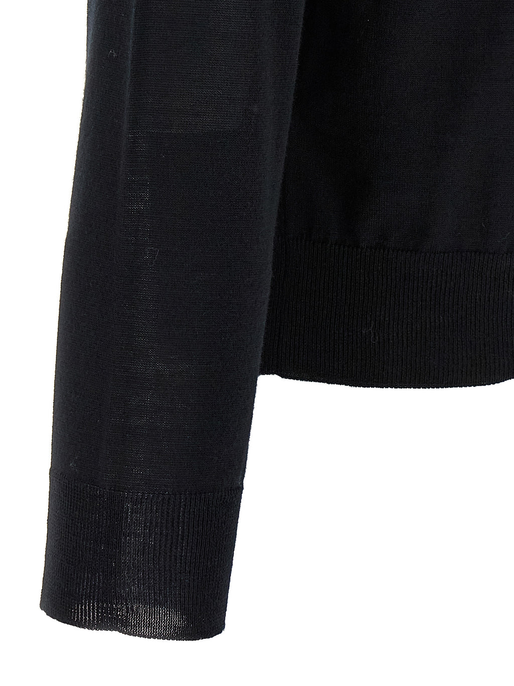 Valentino Garavani Black Virgin Wool Cardigan