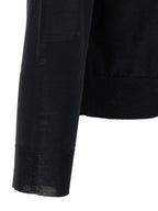 Valentino Garavani Black Virgin Wool Cardigan