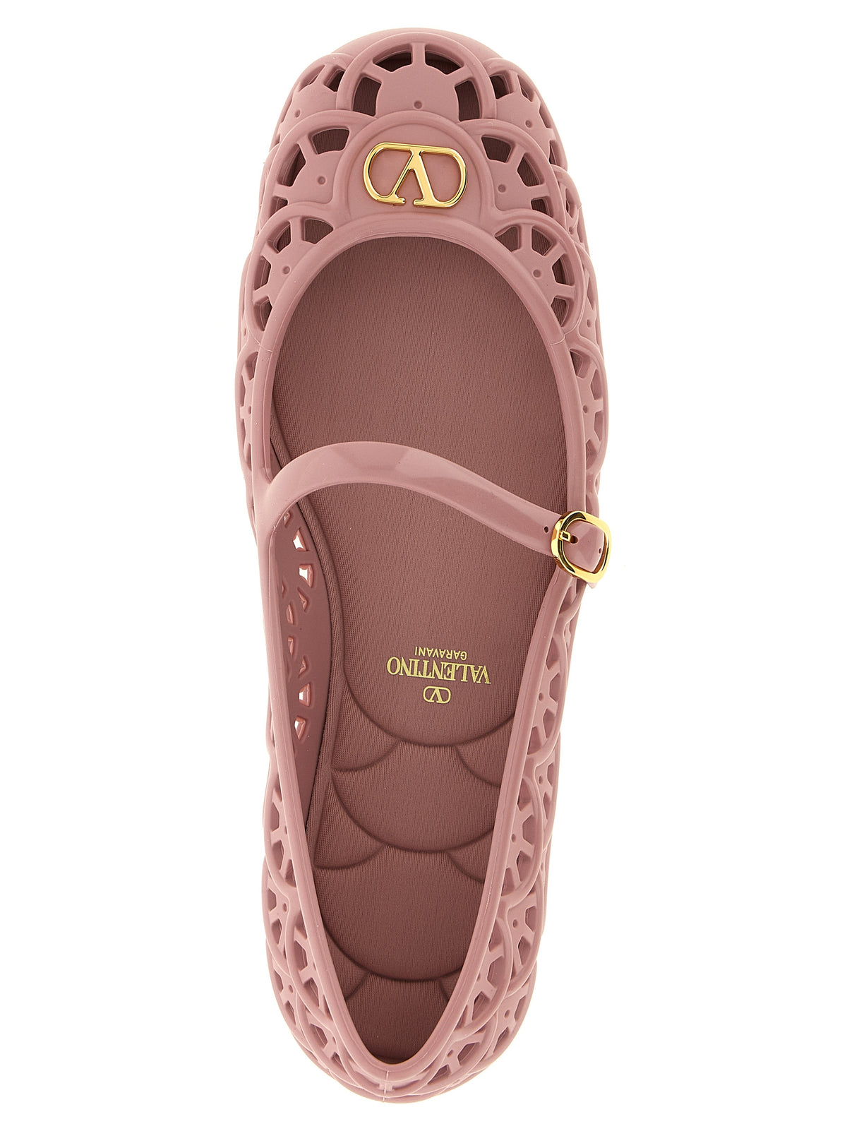 Valentino Garavani Multicolor Polyvinyl Ballet Flats