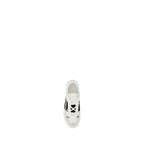 Valentino Garavani White Calf Leather Bos Taurus Athletic Sneakers
