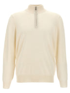 Brunello Cucinelli White Cashmere Cardigan