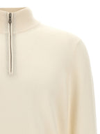 Brunello Cucinelli White Cashmere Cardigan