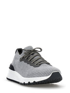 Brunello Cucinelli Gray Cotton Athletic Sneakers