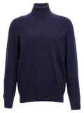 Brunello Cucinelli Blue Cashmere Cardigan