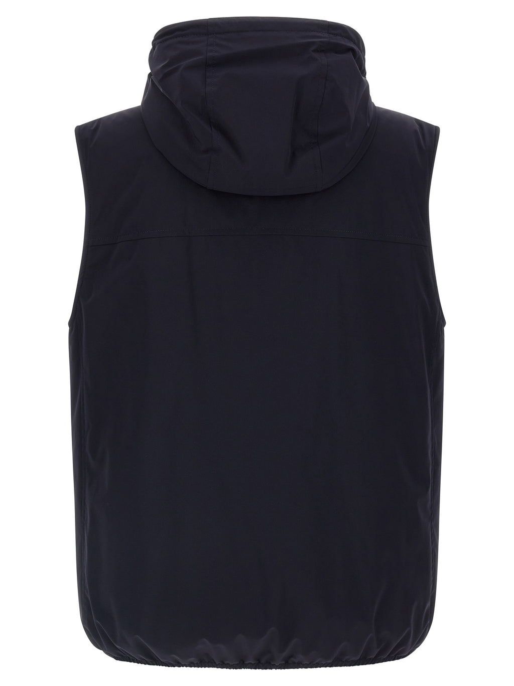 Brunello Cucinelli Blue Polyamide Sleeveless Jacket