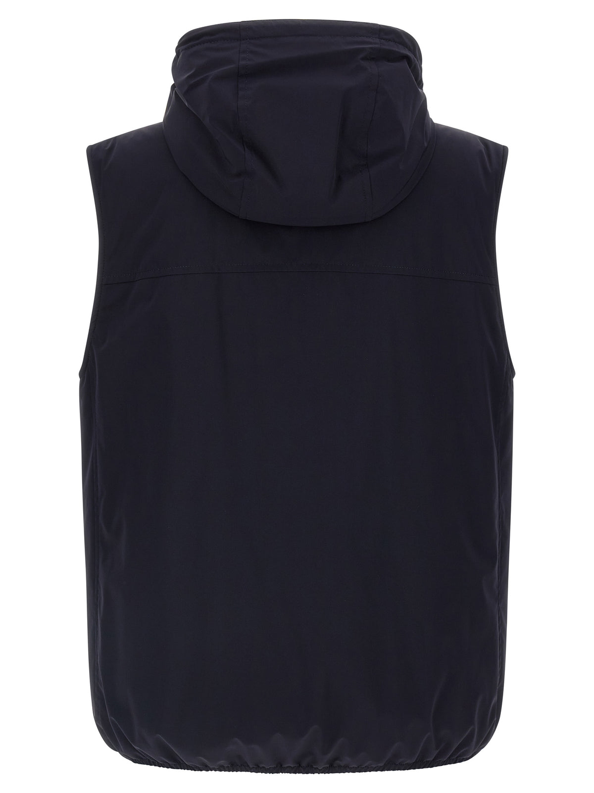 Brunello Cucinelli Blue Polyamide Sleeveless Jacket