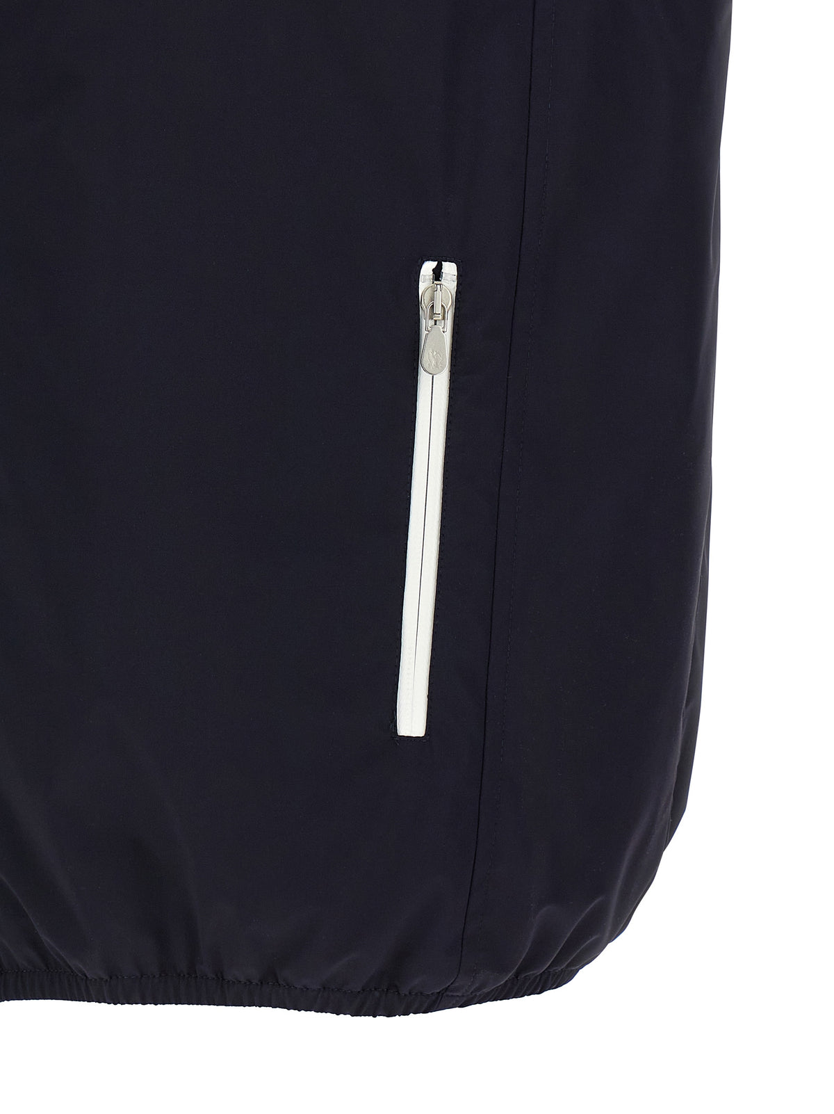 Brunello Cucinelli Blue Polyamide Sleeveless Jacket