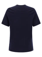 Brunello Cucinelli Blue Cotton T-Shirt