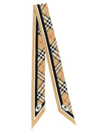 Burberry Beige Satin Foulard