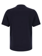 Brunello Cucinelli Blue Cotton T-Shirt