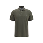Brunello Cucinelli Bicolor Cotton Polo Shirt
