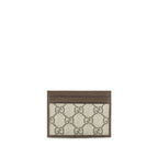 Gucci Brown Fabric Cardholder