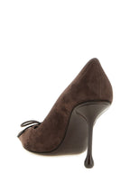 Jimmy Choo Brown Leather High Heel Pumps