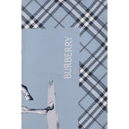 Burberry Blue Silk Scarf