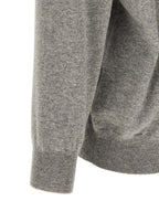 Brunello Cucinelli Gray Cashmere Cardigan