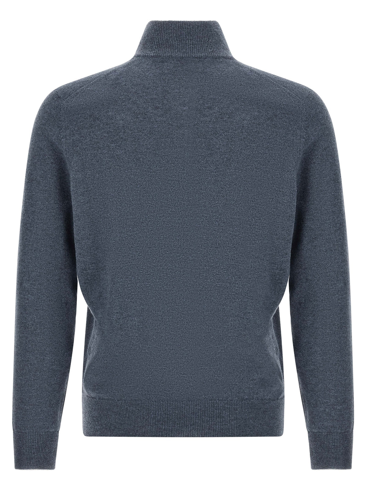 Brunello Cucinelli Blue Cashmere Cardigan