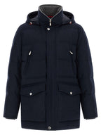 Brunello Cucinelli Blue Wool Parka