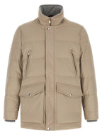 Brunello Cucinelli Beige Polyamide Parka