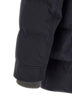 Brunello Cucinelli Blue Polyamide Parka