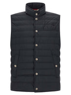 Brunello Cucinelli Blue Polyester Sleeveless Jacket