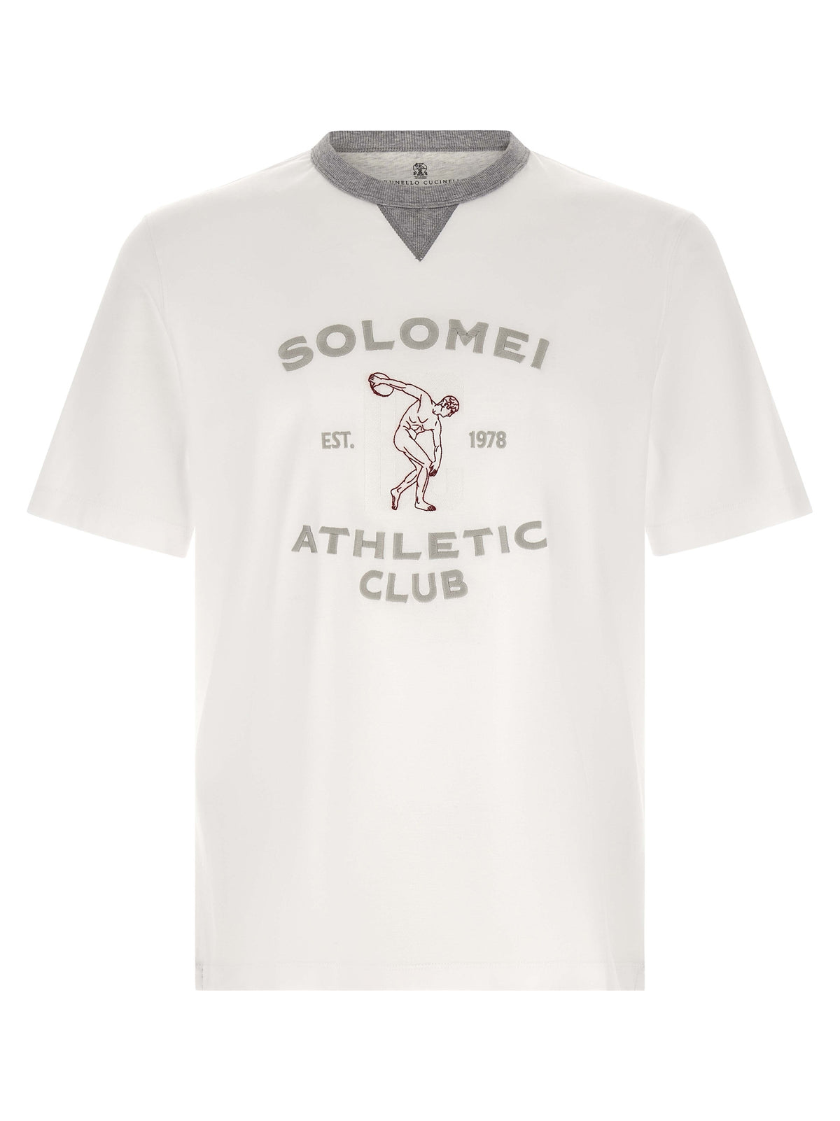 Brunello Cucinelli White Cotton T-Shirt