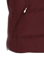 Brunello Cucinelli Bordeaux Polyester Sleeveless Jacket