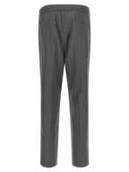 Brunello Cucinelli Gray Virgin Wool Casual Pants